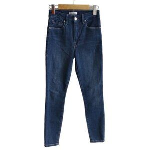 Good American Blue Good Legs Crop Jeans Size 25